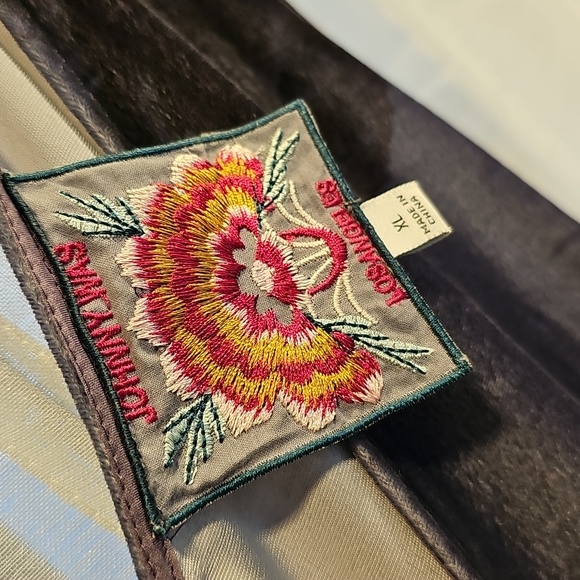 Johnny Was Floral Tank Top - Black and Cream - Picture 2 of 5